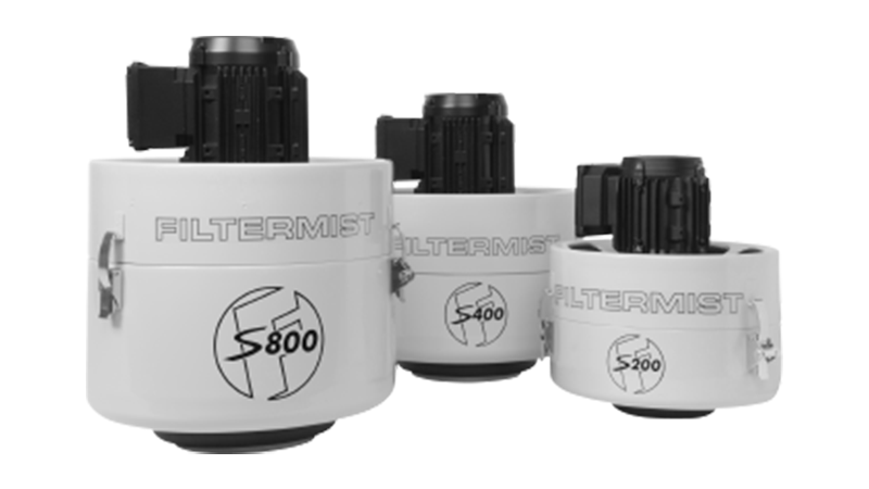 Ultra-compact oil mist filters up to 950m³/hr